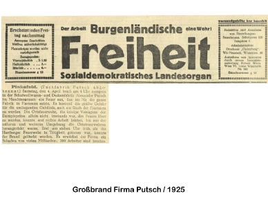 Grossbrand Putsch 1925